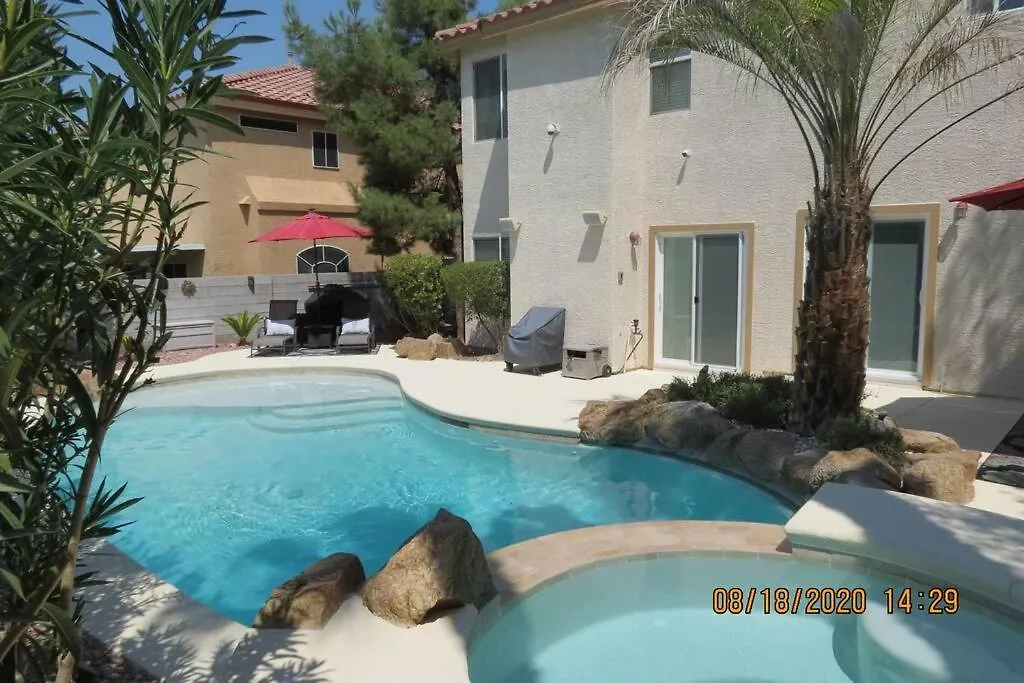 Elegant Beautiful Home With Pool & Heated Spa Las Vegas Hébergement de vacances